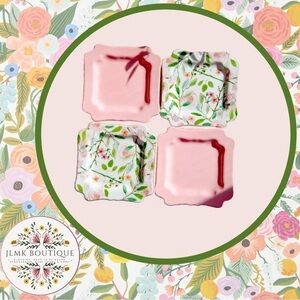 **LIMITED EDITION** 6” DESSERT PLATE SET (4) NIB